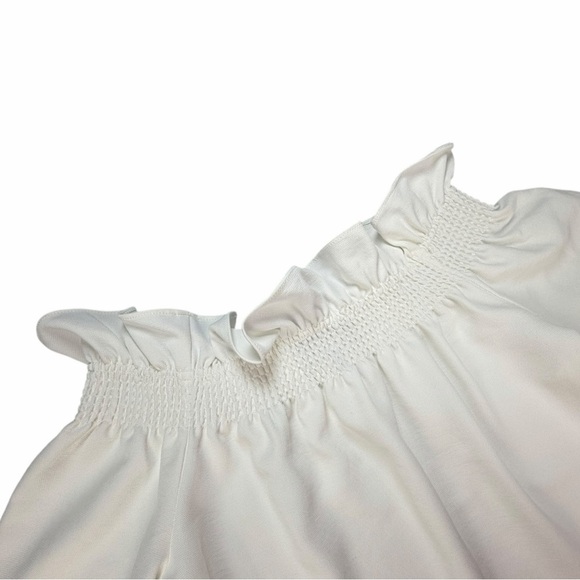 Tuckernuck Avon Lane Women's Off The Shoulder Marguerite White Blouse In Size XS - Picture 5 of 6